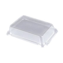 TigerChef Plastic Dome Lid for Half Size Aluminum Foil Pans 9&quot; x 13&quot; x 2.5&quot; H - 25 pcs