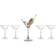 TigerChef Polycarbonate Martini Glass 8 oz., 4/Pack