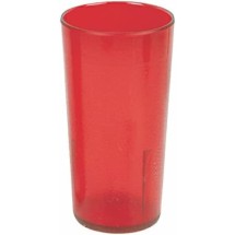 TigerChef Red Break-Resistant Plastic Tumblers 16 oz.- 2 doz