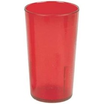 TigerChef Red Break-Resistant Plastic Tumblers 24 oz.- 2 doz