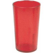 TigerChef Red Break-Resistant Plastic Tumblers 32 oz. - 1 doz