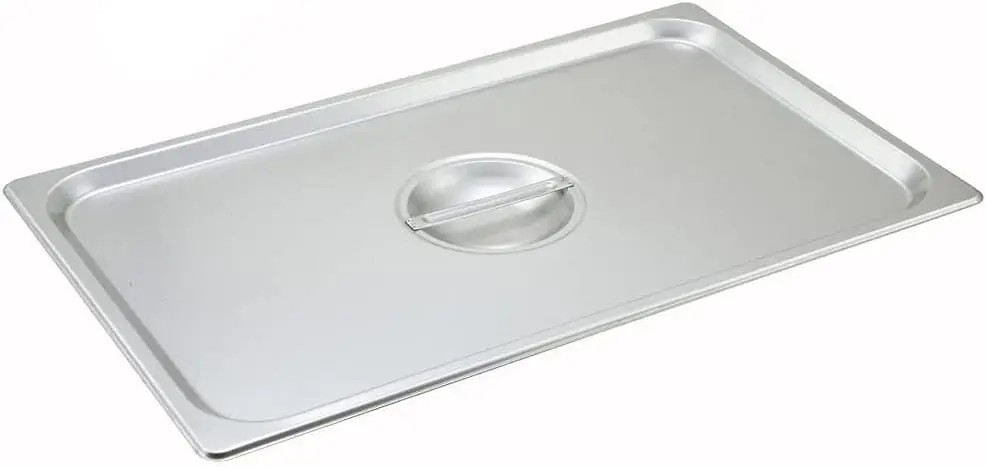 TigerChef Stainless Steel Lid for Third Size Steam Pan - 3 pcs