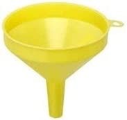TigerChef Yellow 6" Plastic Funnel 32 oz.