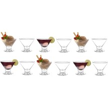 Tigerchef Restaurant Grade Martini Dessert Glasses 7.5 oz. 12/Pack