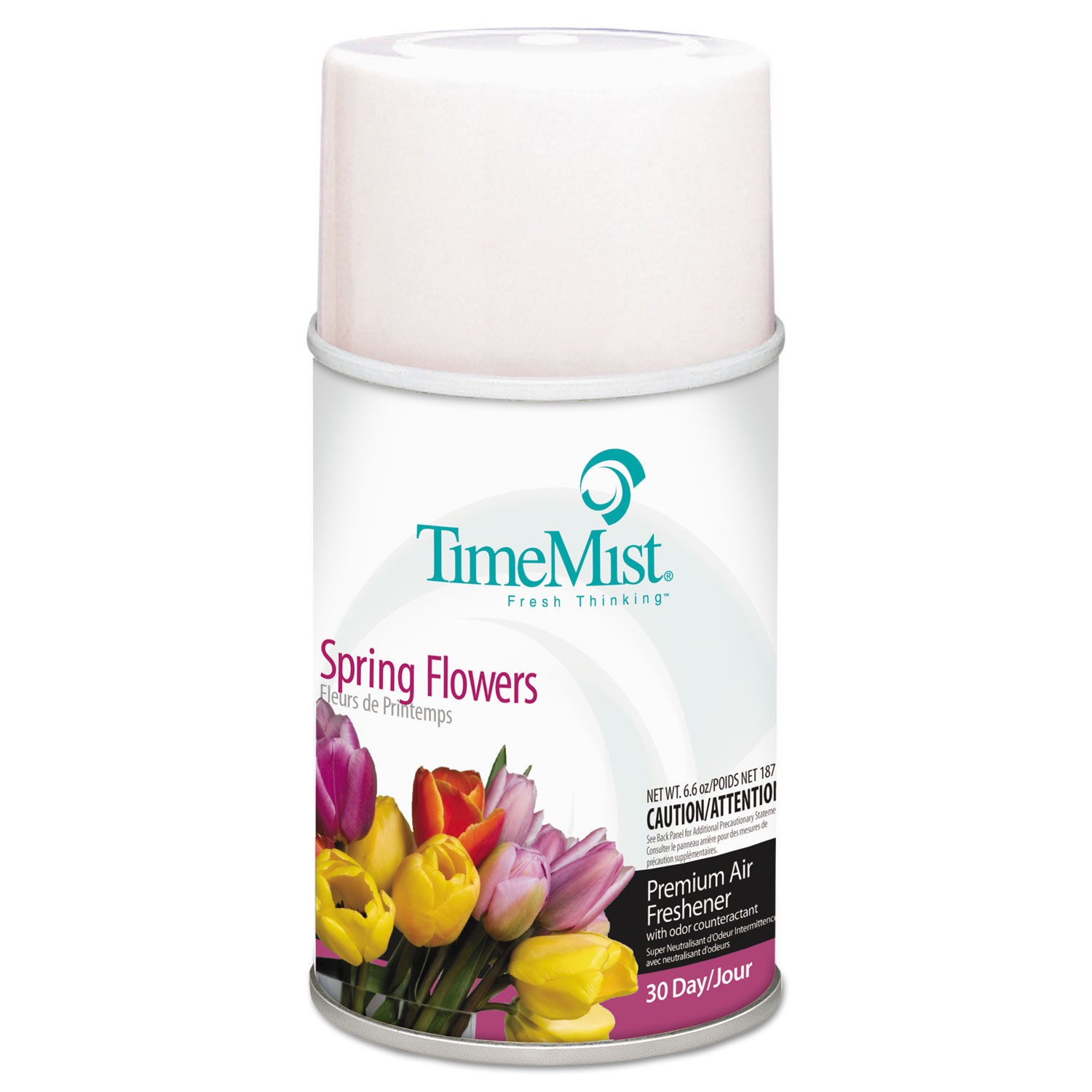 TimeMist Metered Air Freshener Refill, Spring Flowers, 5.3 oz Aerosol