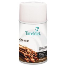 TimeMist Premium Metered Air Freshener Refill, Cinnamon, 6.6 oz Aerosol, 12/Carton