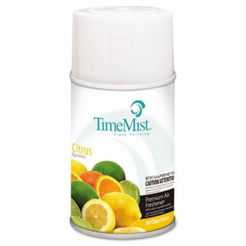 Timemist Metered Air Freshener, Citrus, 6.6 oz. 12Carton