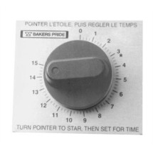 Franklin Machine Products  184-1073 Timer, 15 Min (with Knob & Plate )