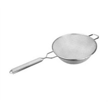 Franklin Machine Products  226-1116 Tinned-Steel Double Mesh Strainer with Wood Handle 10&quot; Dia.