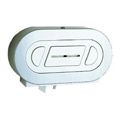 Toilet Tissue 2 Roll Dispenser, Stainless Steel,Jumbo,20-13/16Wx5 15/16Dx11-3/8H