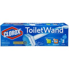 Clorox Professional Toilet Wand Kit with Caddy & Refill Heads; 6 Kits/Carton
