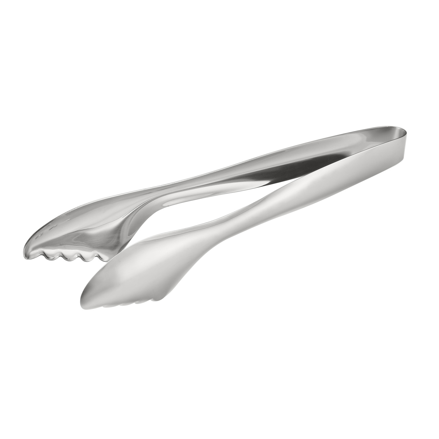 CAC China S3TG-O12 18/8 Stainless Steel Offset Serving Tong 12"