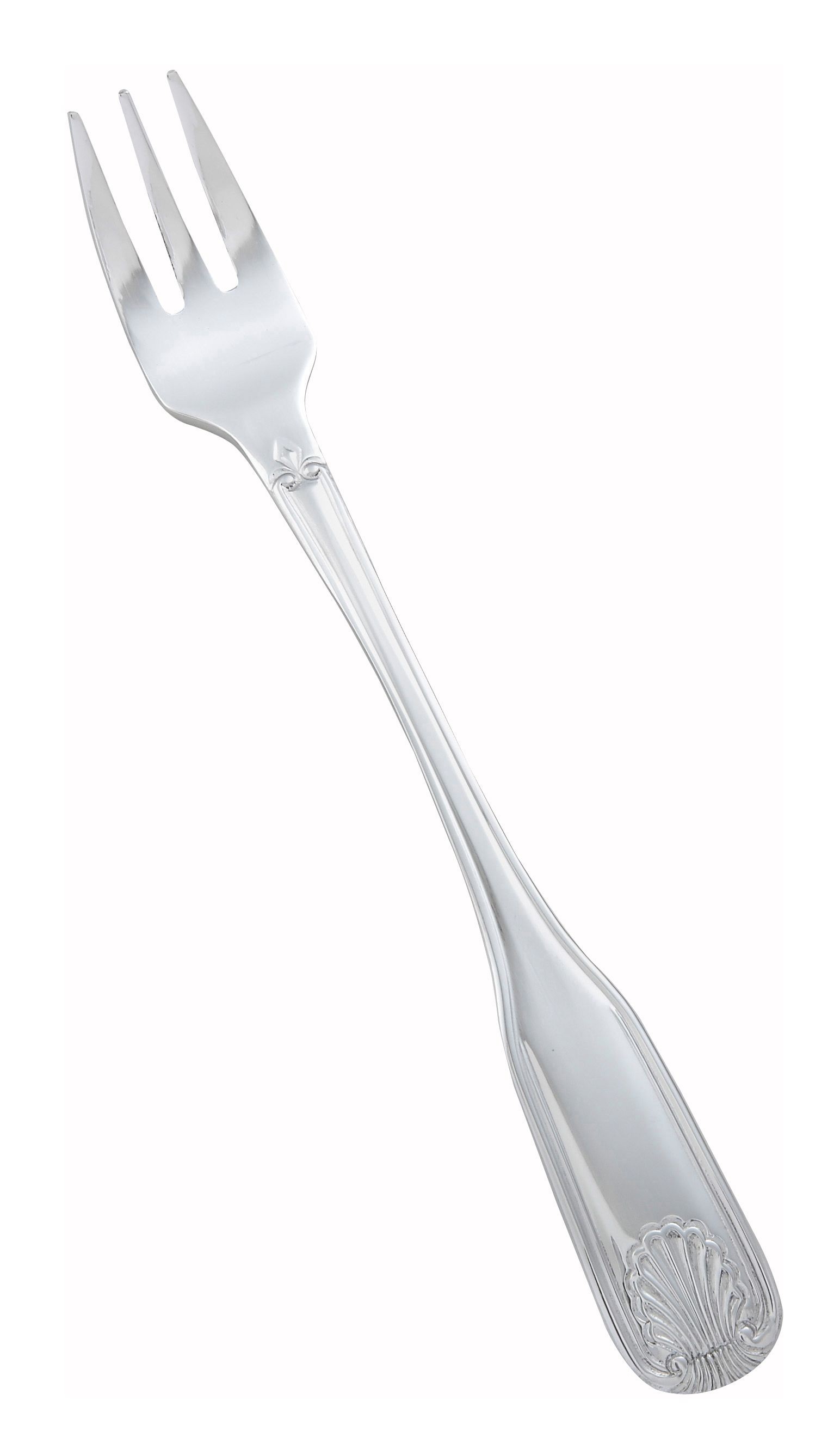 Winco 0006-07 Toulouse Heavy Mirror Finish Stainless Steel Oyster Fork (12/Pack)