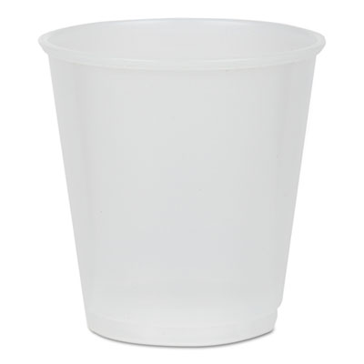 Pactiv Translucent Plastic Cups, 3 oz., 2400/Carton 