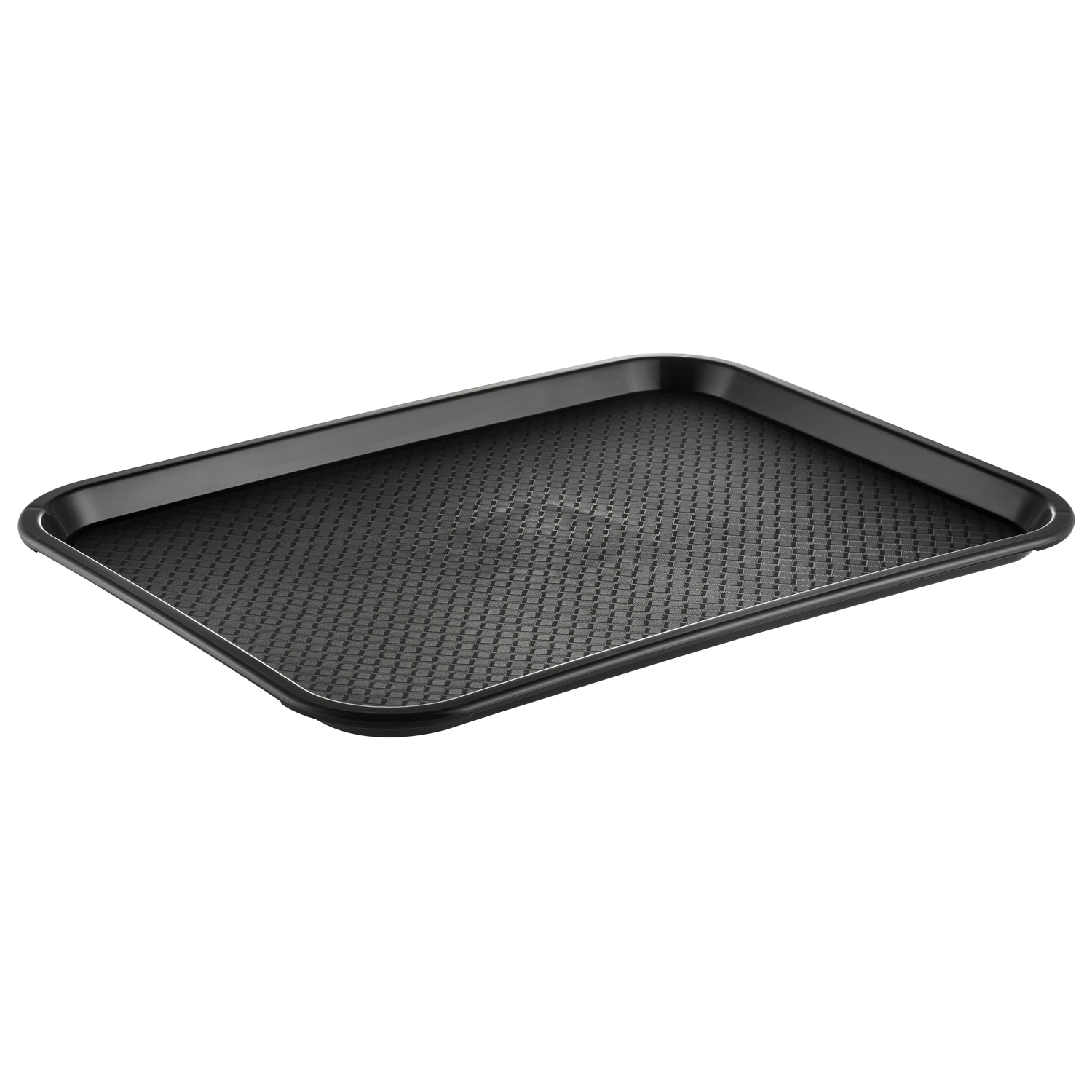 CAC China DSPT-1216K Black Fast Food/Cafeteria Tray, 16" x 12"
