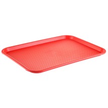 CAC China DSPT-1216OR Orange Fast Food/Cafeteria Tray, 16&quot; x 12&quot;