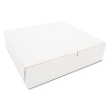 Tuck-Top Bakery Boxes, 10w x 10d x 2 1/2h, White, 250/Carton