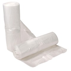 Tuffmade Polyliner Bags, 11gal, 2mil, 23 3/4dia x 30h, Clear