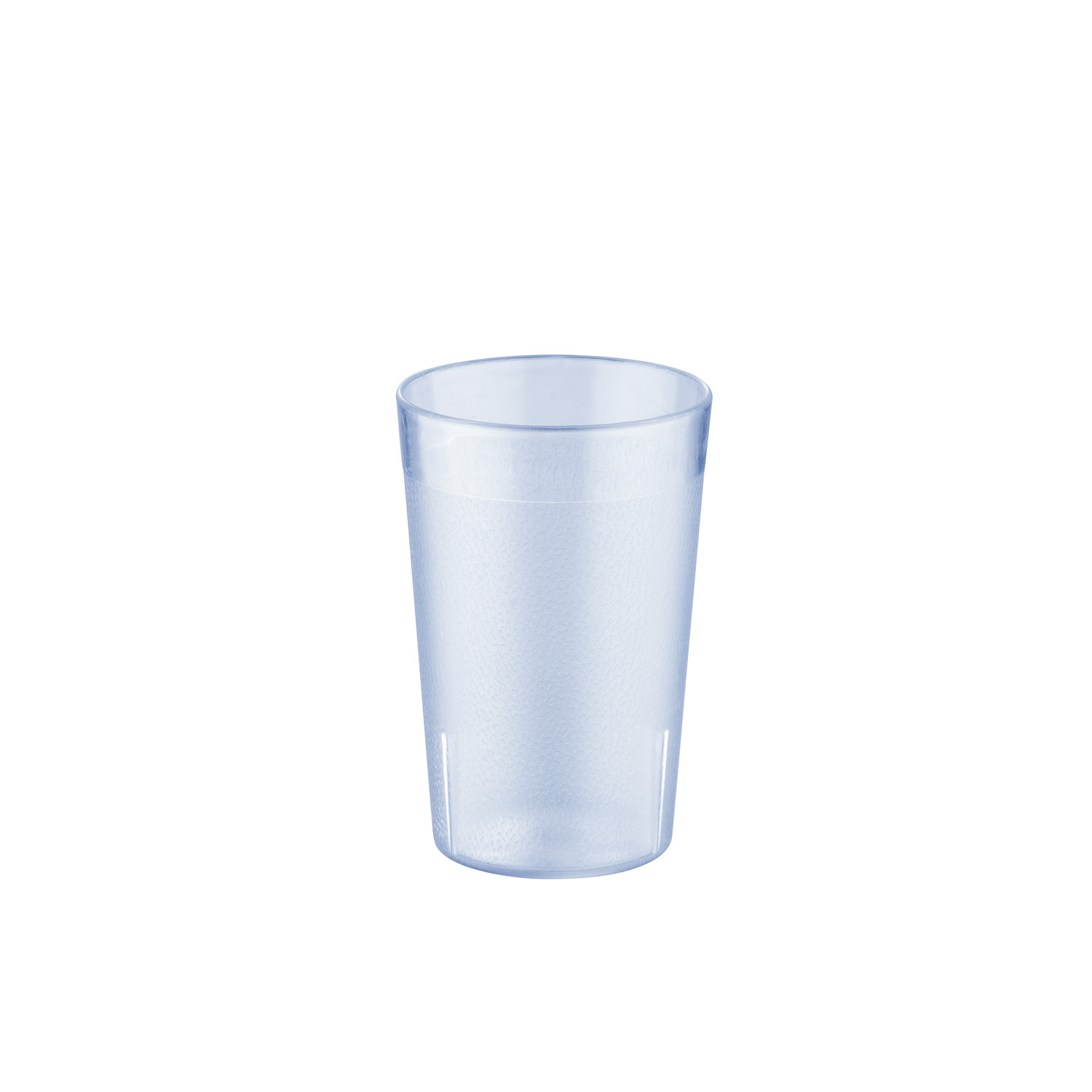 CAC China BVPT-08BL Blue Plastic Pebbled Tumbler 8 oz.
