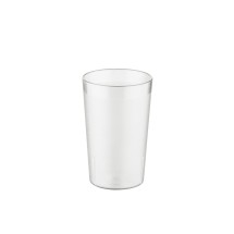 CAC China BVPT-10CL Clear Plastic Pebbled Tumbler 10 oz.,12/Pack - 1 doz