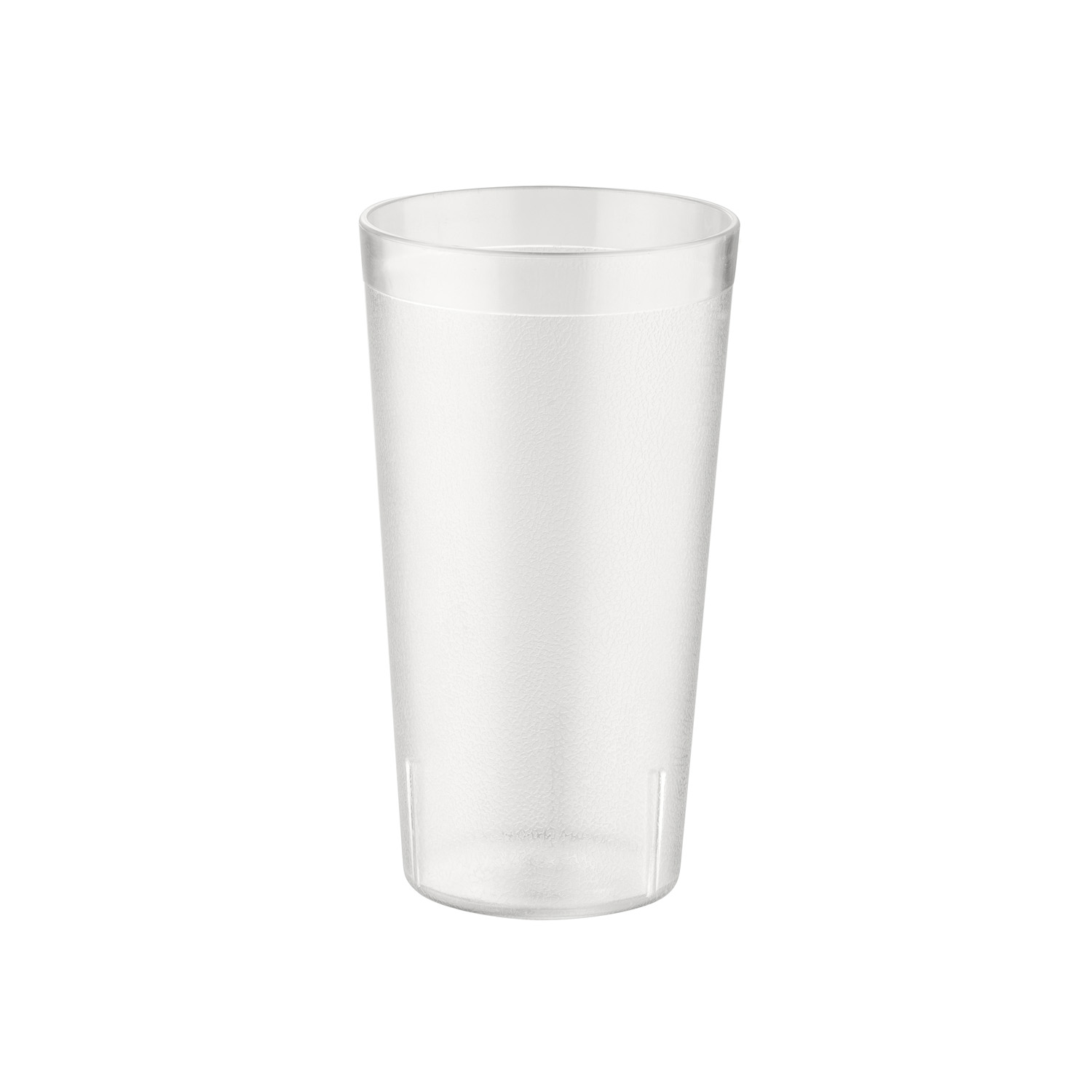 CAC China BVPT-12CL Clear Plastic Pebbled Tumbler 12 oz.