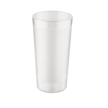 CAC China BVPT-20CL Clear Plastic Pebbled Tumbler 20 oz.,12/Pack - 1 doz