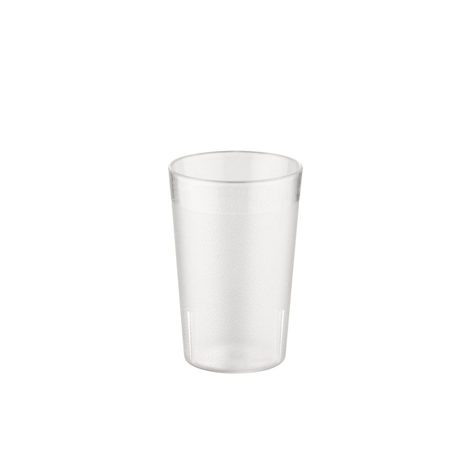 CAC China BVPT-08CL Clear Plastic Pebbled Tumbler 8 oz.