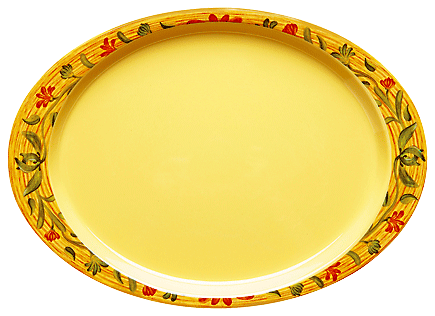 G.E.T. Enterprises OP-145-VN Venetian Melamine Oval Platter, 14-3/4" x 10-1/2"