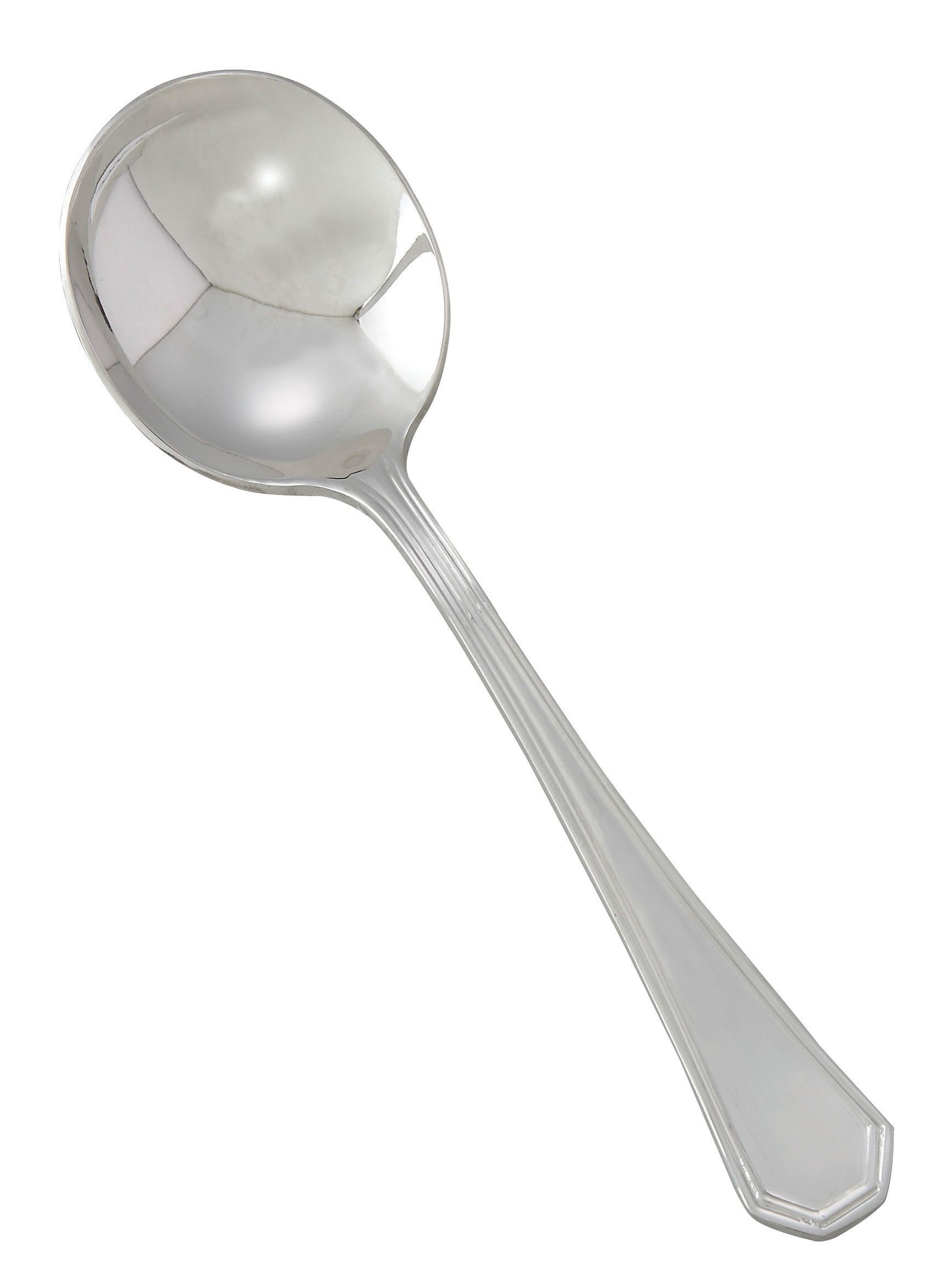 Winco 0035-04 Victoria Extra Heavy Stainless Steel Bouillon Spoon (12/Pack)