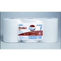 Wypall X70 Center Pull Reusable Wipers, White, 3 Rolls/Carton
