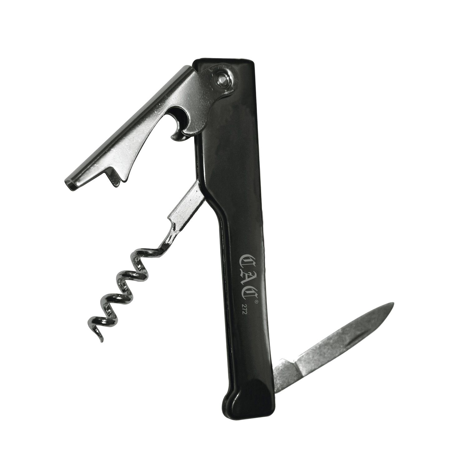 CAC China CKSW-3 Black Waiter's Corkscrew