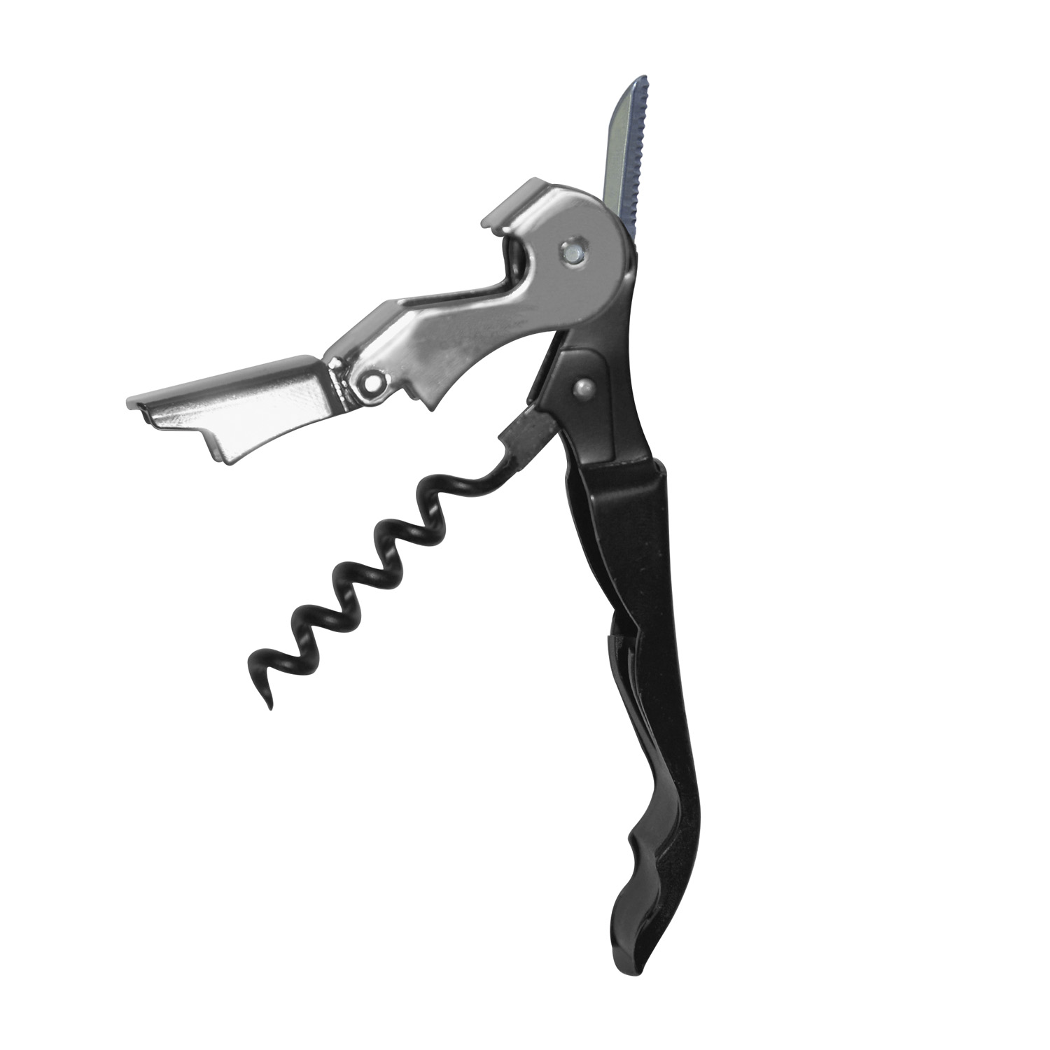 CAC China CKSW-1 Waiter's Corkscrew with Hinged Double Lever