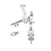 Franklin Machine Products  111-1059 Washer, Bonnet (Push Button, Ts )