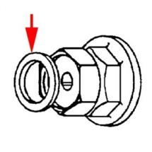 Franklin Machine Products  106-1129 Encore Faucet Full-Turn Insert Washer