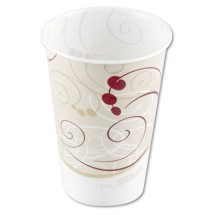 Waxed Paper Cold Cups, 7 oz, Symphony Design