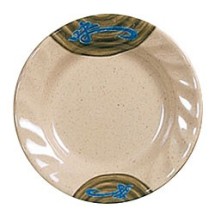 Thunder Group 1210J Wei Round Curved Rim Melamine Plate 10-1/2&quot;