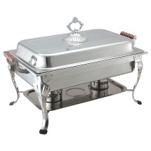 CAC China CAFR-301 Full Size Welsh Chafing Dish 8 Qt.