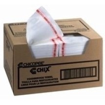 Wet Wipes, 14 x 21, White/Green, 100 Towels/Pack, 9/Carton