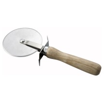 Winco PWC-4 Pizza Cutter with Wood Handle 4&quot; Dia.