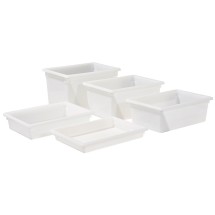 Winco PFFW-6 White 18&quot; x 26&quot; x 6&quot; Food Storage Box