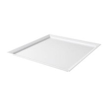 G.E.T. Enterprises ML-244-W Siciliano White 24&quot; Square Display Plate