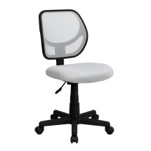 Flash Furniture WA-3074-WHT-GG White Mesh Computer Chair