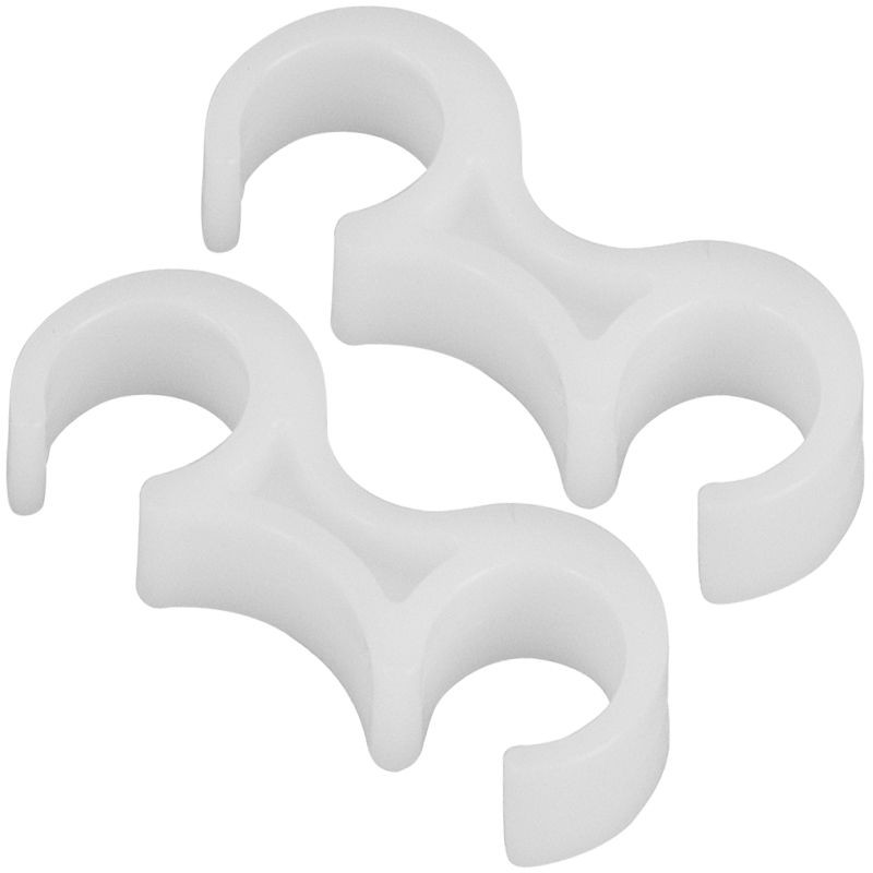 Flash Furniture LE-3-WHITE-GANG-GG White Plastic Ganging Clip