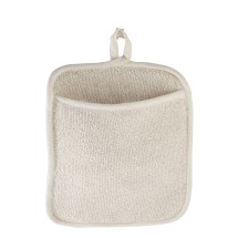Winco PH-9W White Terry Pot Holder with Pocket 8-1/2&quot; x 9-1/2&quot;