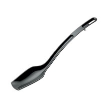 Winco CVBS-10K Black 10" Polycarbonate Curved Buffet Spoon 3/4 oz.
