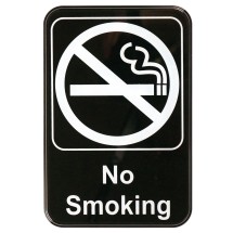 Winco SGN-601 &quot;No Smoking&quot; Informational Sign, 9&quot; x 6&quot;