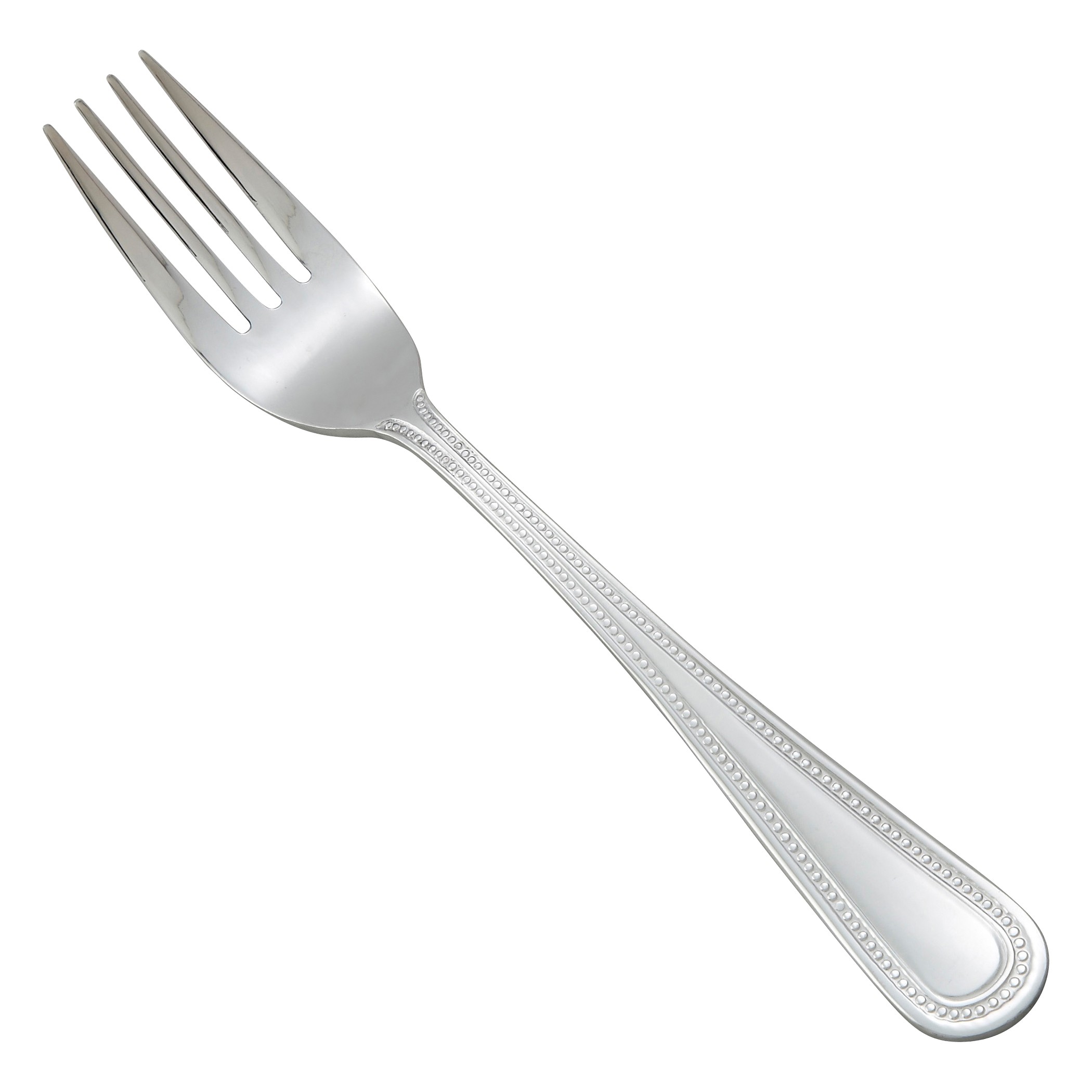 Winco 0005-06 Dots Heavy Weight Mirror Finish Stainless Steel Salad Fork (12/Pack)