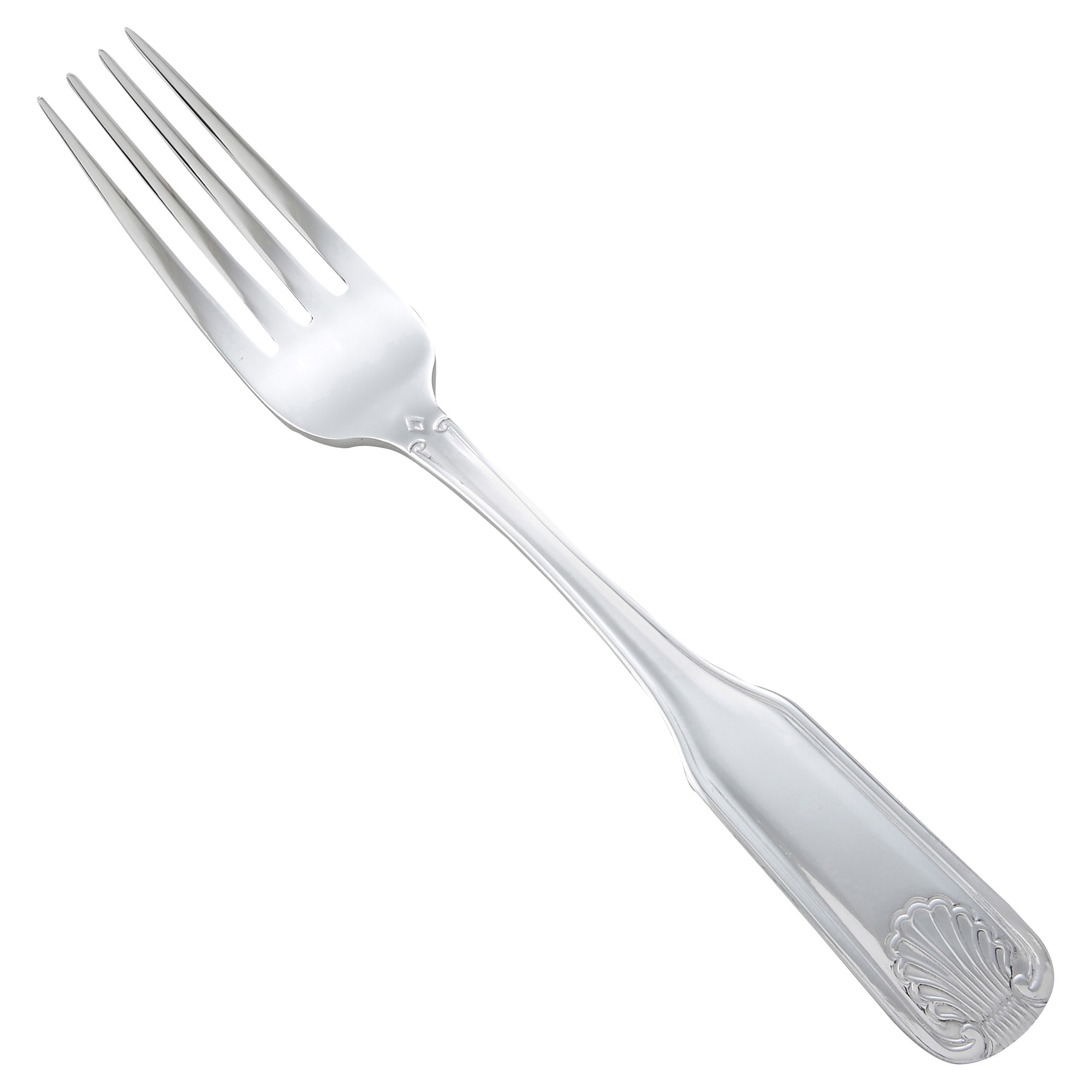 Winco 0006-05 Toulouse Heavy Mirror Finish Stainless Steel Dinner Fork (12/Pack)