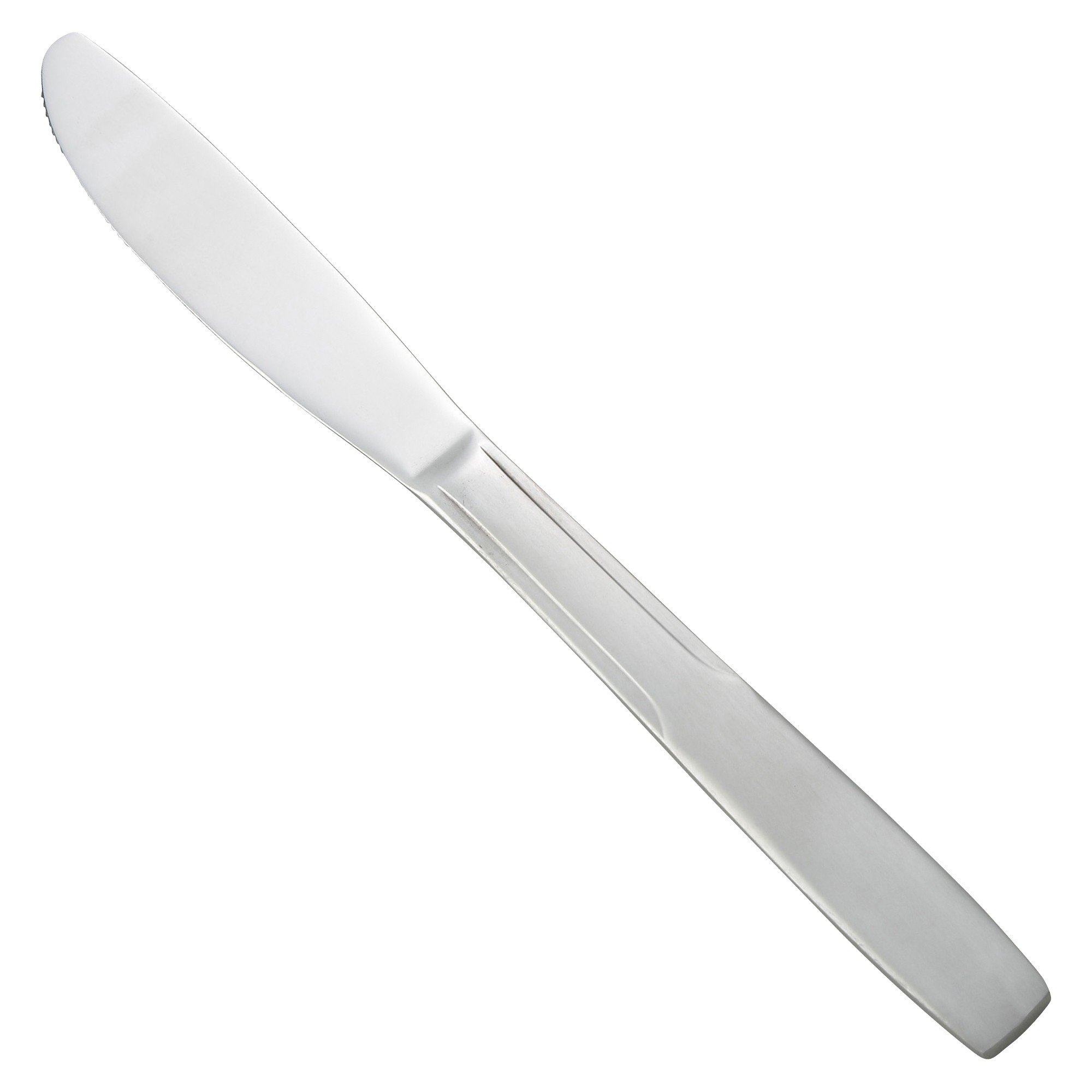 Winco 0008-08 Manhattan Heavy Weight 18/0 Satin Finish Stainless Steel Dinner Knife (12/Pack)