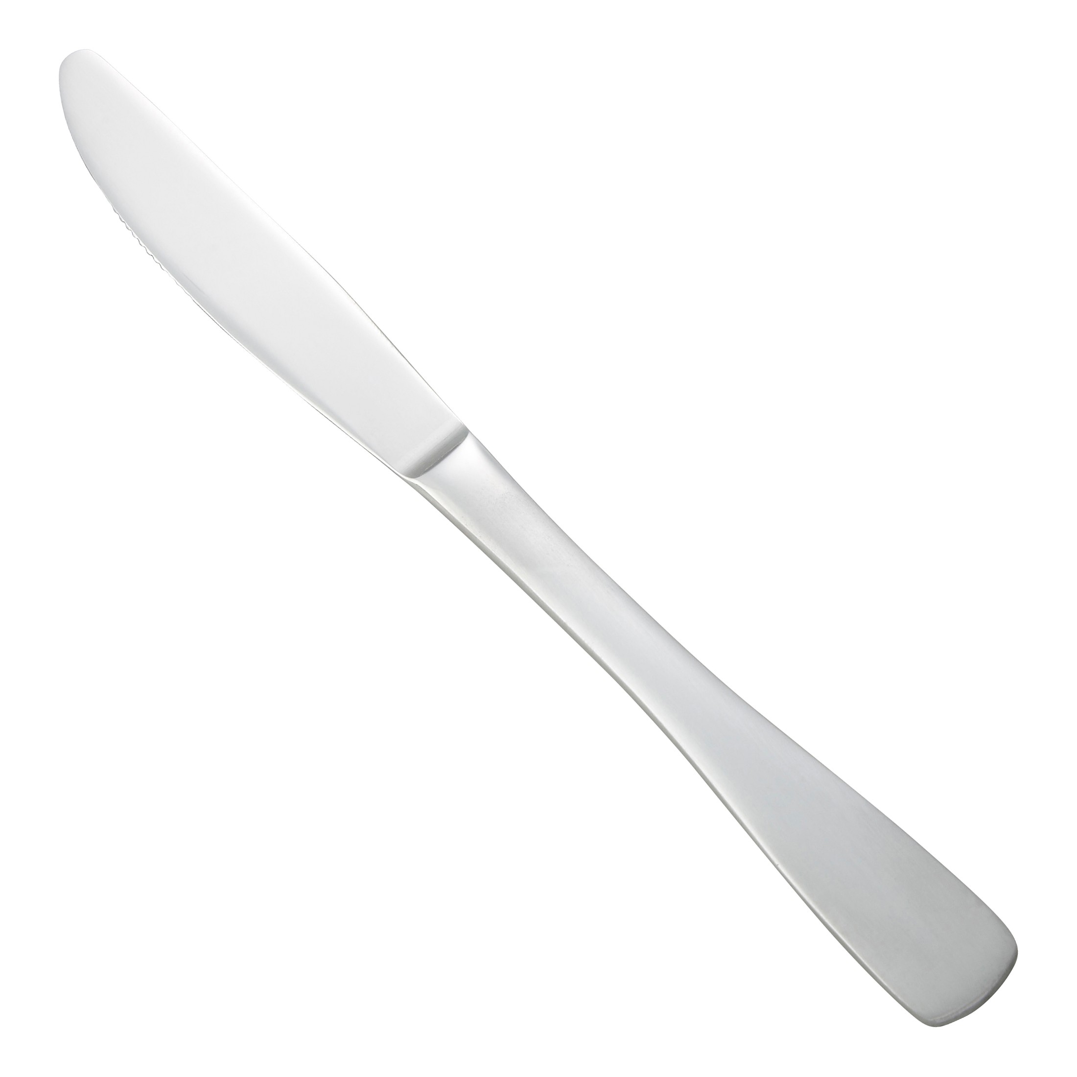 Winco 0016-08 Winston Heavy Weight Satin Finish Stainless Steel Dinner Knife (12/Pack)
